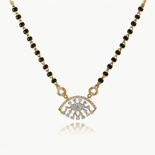 Kripaa's Eye Diamond Mangalsutra with Chain